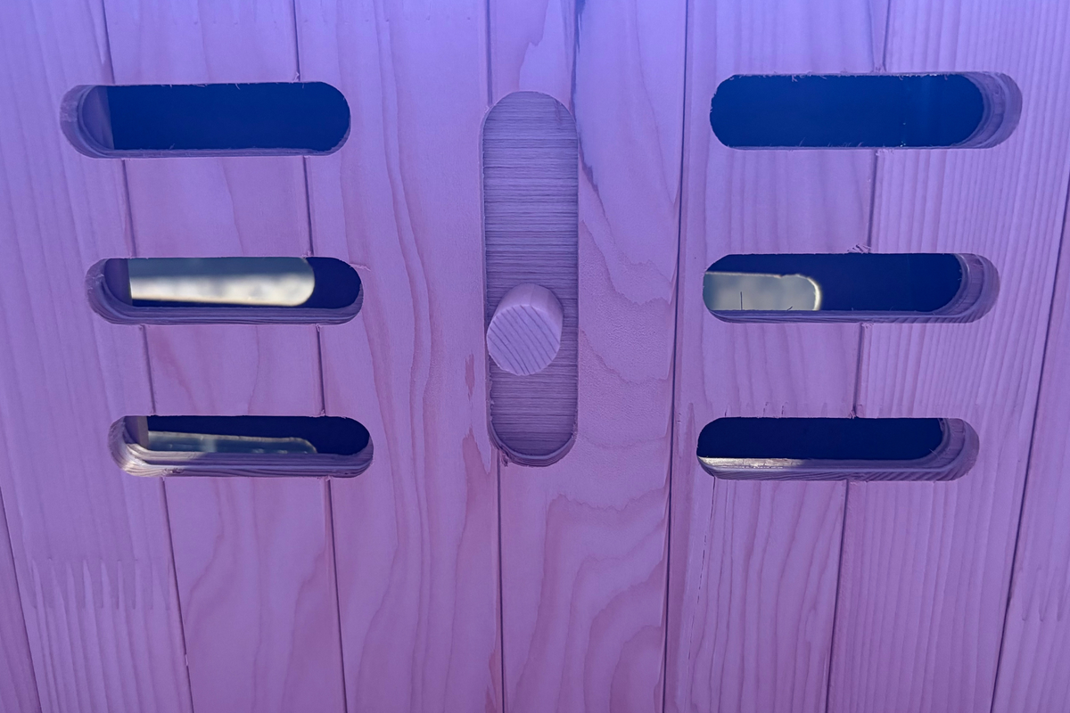 Blisspod Malmo Low-EMF 2-Person Infrared Sauna with Red Light and Chromotherapy