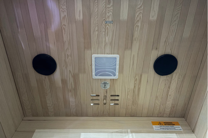 Blisspod Malmo Low-EMF 2-Person Infrared Sauna with Red Light and Chromotherapy