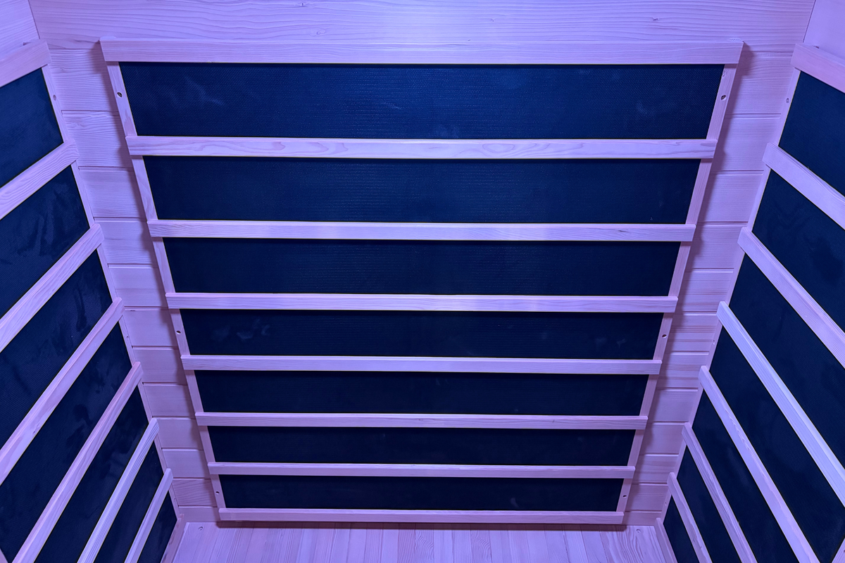 Blisspod Malmo Low-EMF 2-Person Infrared Sauna with Red Light and Chromotherapy