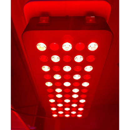 Blisspod Malmo Low-EMF 2-Person Infrared Sauna with Red Light and Chromotherapy