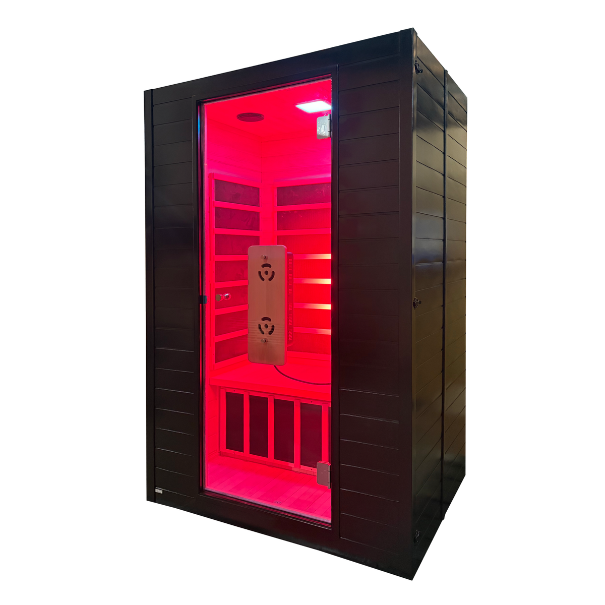 Blisspod Malmo Low-EMF 2-Person Infrared Sauna with Red Light and Chromotherapy