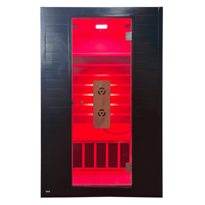Blisspod Malmo Low-EMF 2-Person Infrared Sauna with Red Light and Chromotherapy