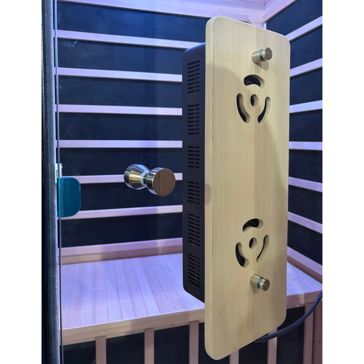 Blisspod Malmo Low-EMF 2-Person Infrared Sauna with Red Light and Chromotherapy