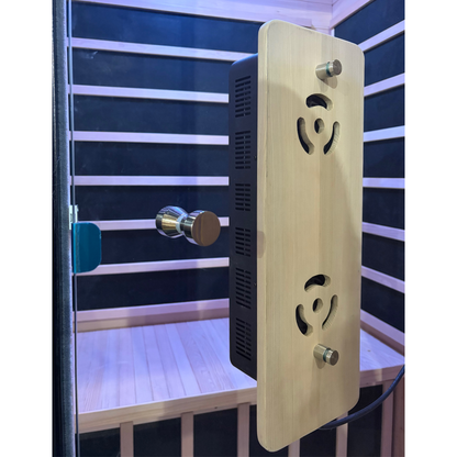 Blisspod Malmo Low-EMF 2-Person Infrared Sauna with Red Light and Chromotherapy
