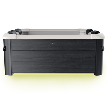 MSpa Oslo Frame Series 6-Person Rigid Hot Tub with Hydro Jets and LED Lighting