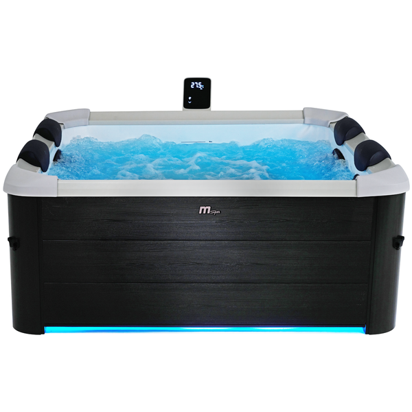MSpa Oslo Frame Series 6-Person Rigid Hot Tub with Hydro Jets and LED Lighting