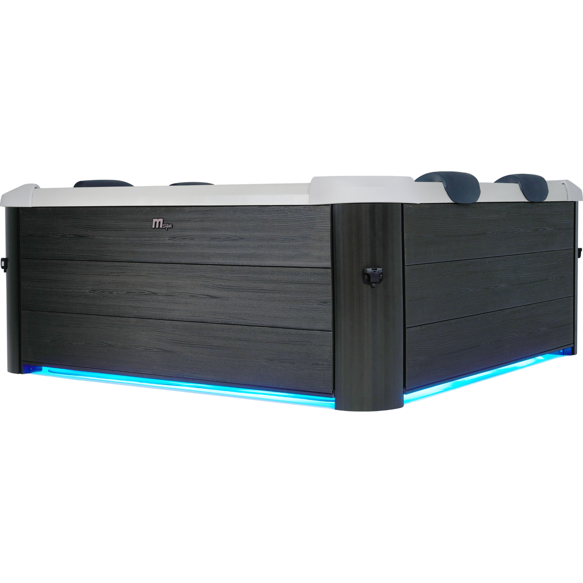 MSpa Oslo Frame Series 6-Person Rigid Hot Tub with Hydro Jets and LED Lighting