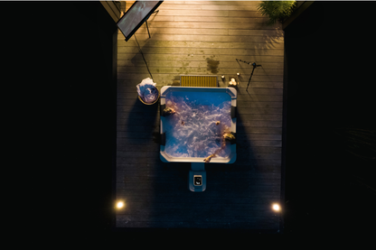MSpa Oslo Frame Series 6-Person Rigid Hot Tub with Hydro Jets and LED Lighting