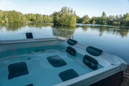 MSpa Oslo Frame Series 6-Person Rigid Hot Tub with Hydro Jets and LED Lighting