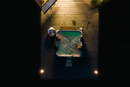 MSpa Oslo Frame Series 6-Person Rigid Hot Tub with Hydro Jets and LED Lighting