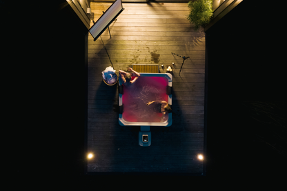 MSpa Oslo Frame Series 6-Person Rigid Hot Tub with Hydro Jets and LED Lighting