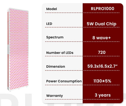 VitalGlow Apex Full Body Red Light Panel