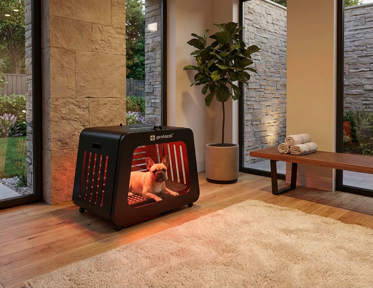 Small Pet Red Light Capsule – Full-Body Red &amp; Near-Infrared Light Wellness System