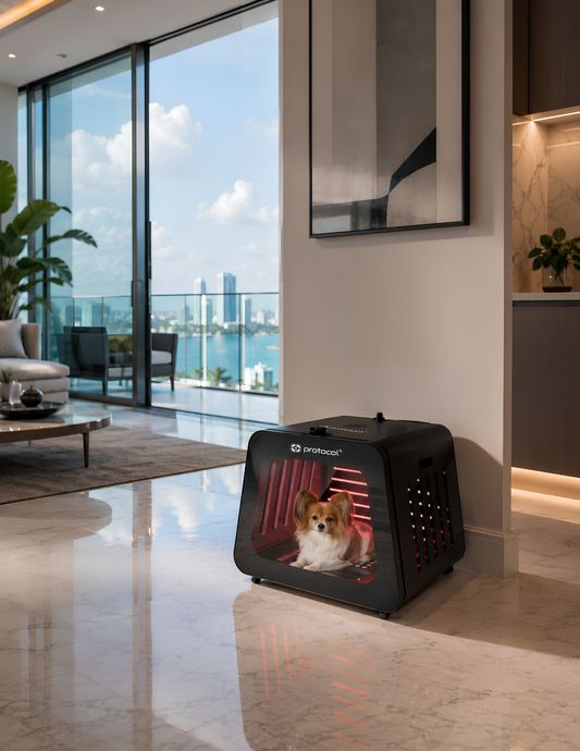 Small Pet Red Light Capsule – Full-Body Red &amp; Near-Infrared Light Wellness System