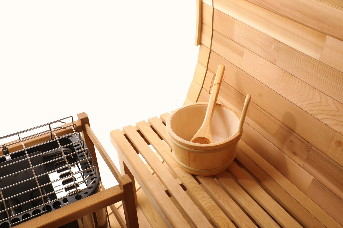 Blisspod Prague Canadian Red Cedar Barrel Sauna – 4–6 Person