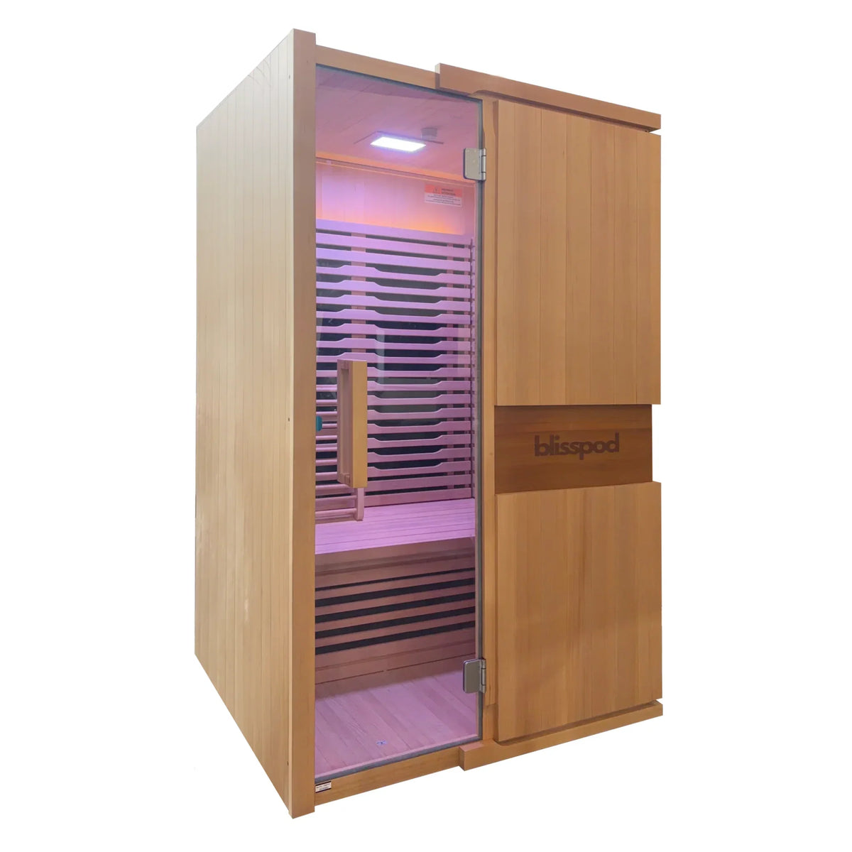 Blisspod Milano Ultra-Low-EMF 2-Person Full-Spectrum Sauna with Chromotherapy