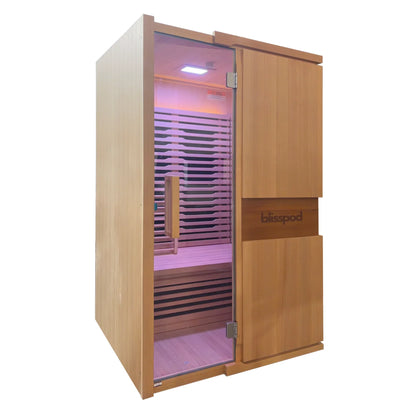 Blisspod Milano Ultra-Low-EMF 2-Person Full-Spectrum Sauna with Chromotherapy