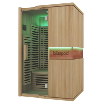 Blisspod Milano Ultra-Low-EMF 2-Person Full-Spectrum Sauna with Chromotherapy
