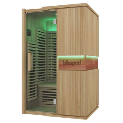 Blisspod Milano Ultra-Low-EMF 2-Person Full-Spectrum Sauna with Chromotherapy