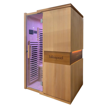 Blisspod Milano Ultra-Low-EMF 2-Person Full-Spectrum Sauna with Chromotherapy