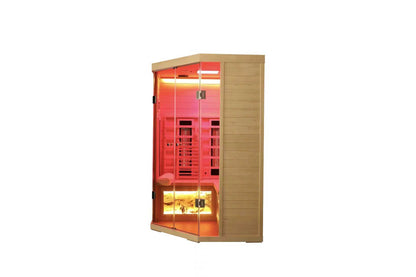 5-Person Hemlock Far-Infrared S Model Sauna with Low-EMF Heating