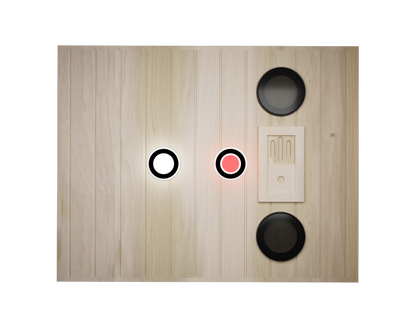 XY-909MB-R European Aspen Far-Infrared Sauna with Bluetooth