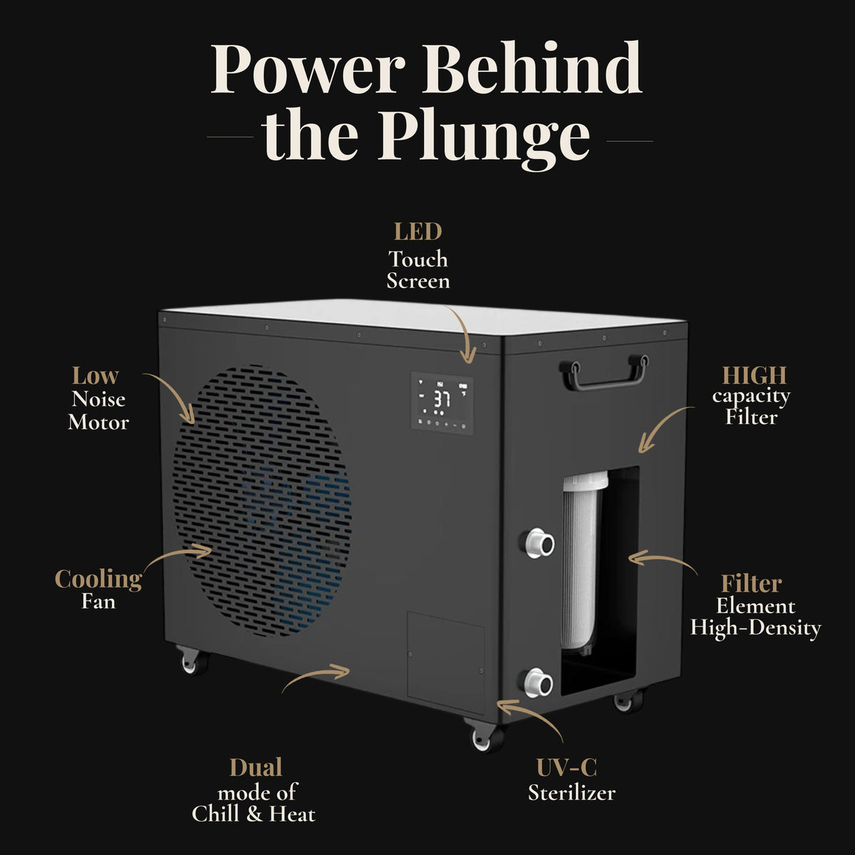 XXL Inflatable Cold Plunge Tub – 216 Gallon Chiller-Ready Design