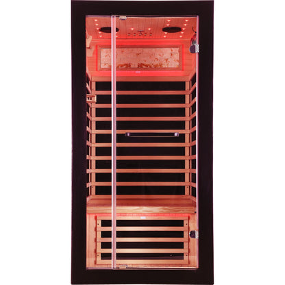 Single-Person Infrared Sauna | Starlight Ceiling & Carbon Heat