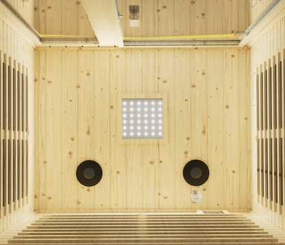 XY-902VY 1850W Two-Person Far-Infrared Sauna with Bluetooth