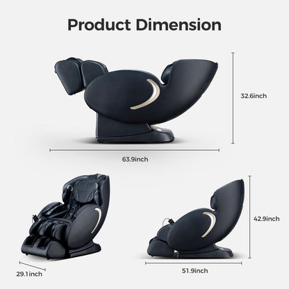 Bosscare 3D SL-Track Zero-Gravity Massage Chair with App Control