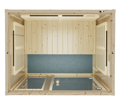 XY-902VY 1850W Two-Person Far-Infrared Sauna with Bluetooth