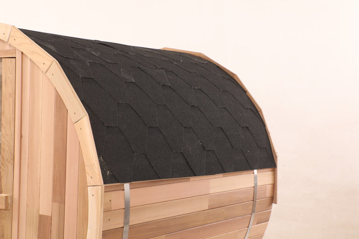 Blisspod Prague Canadian Red Cedar Barrel Sauna