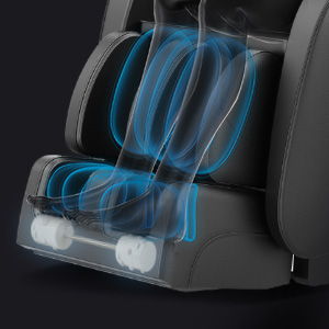 3D SL-Track Full-Body Zero-Gravity Massage Chair with Thai Stretch – Black