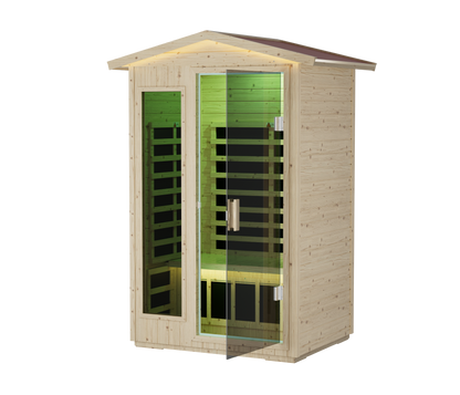 XY-902VY 1850W Two-Person Far-Infrared Sauna with Bluetooth