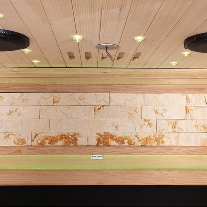 Single-Person Sauna with Starry Sky & Colorful LED Lighting