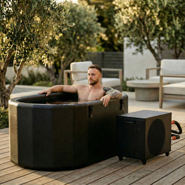 XXL Inflatable Cold Plunge Tub – 216 Gallon Chiller-Ready Design
