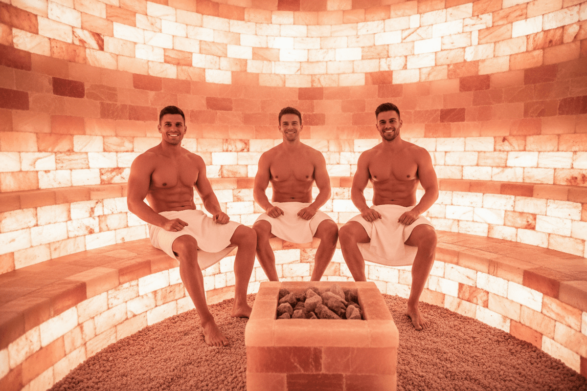 Himalayan Pink Salt Sauna Wall for 8 × 4 ft Installations