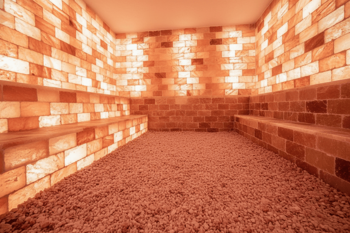Himalayan Pink Salt Sauna Wall for 8 × 4 ft Installations